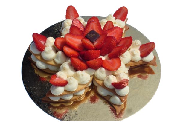 Fleur vanille fraises