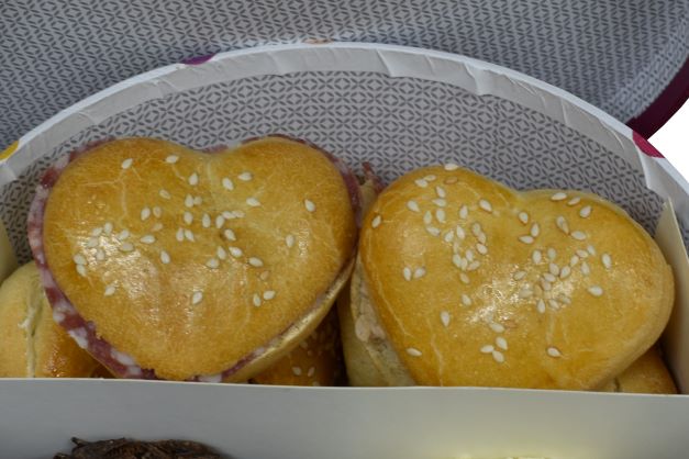Coeurs mini burgers