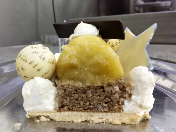 Découpe tarte tatin