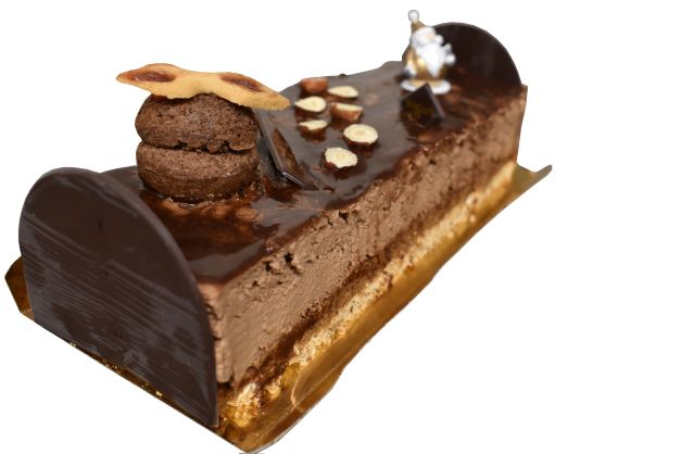 Bûche choco-praliné