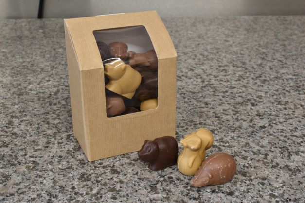 Chocolats fourrés praliné