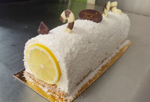 Bûche coco-citron