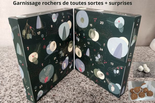 Calendrier de l'avent Rochers